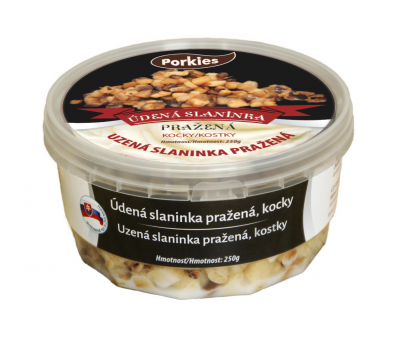 Údená kockovaná slaninka
