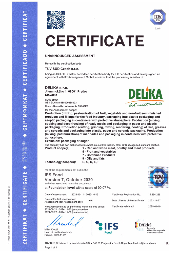 Certifikáty Certifikáty