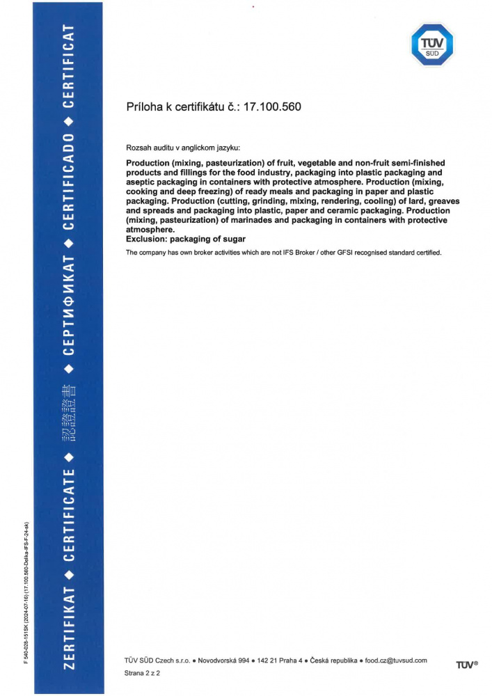 Certifikáty Certifikáty