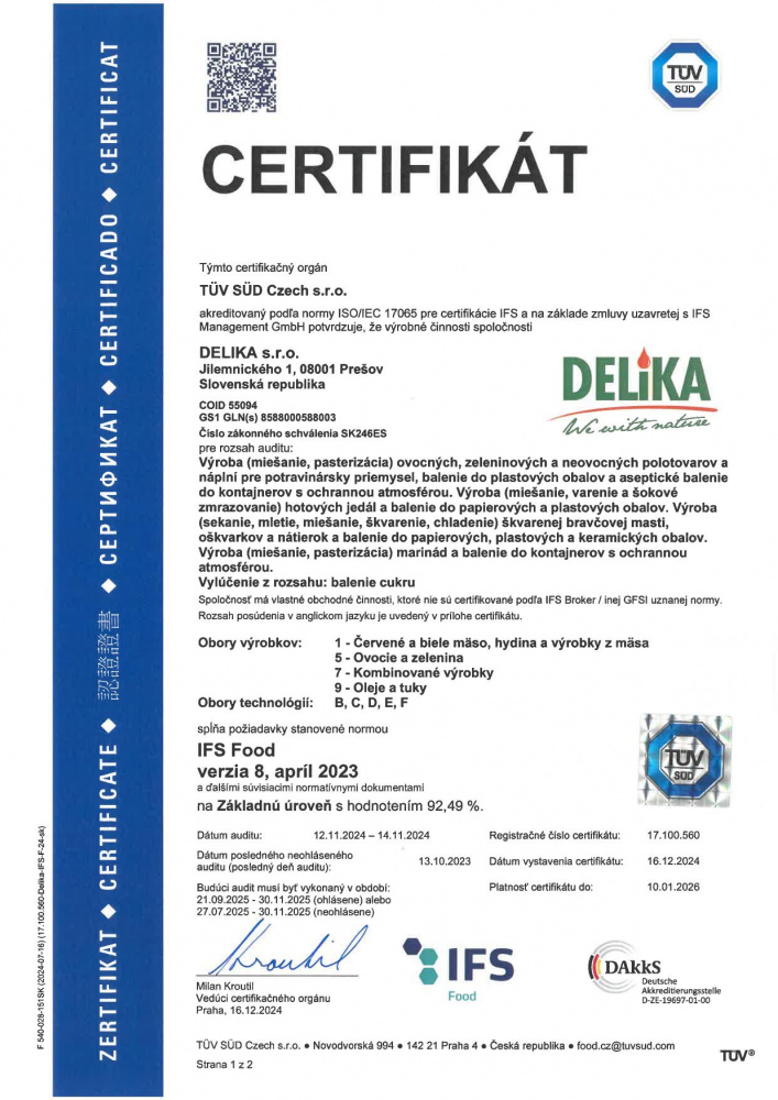 Certifikáty Certifikáty