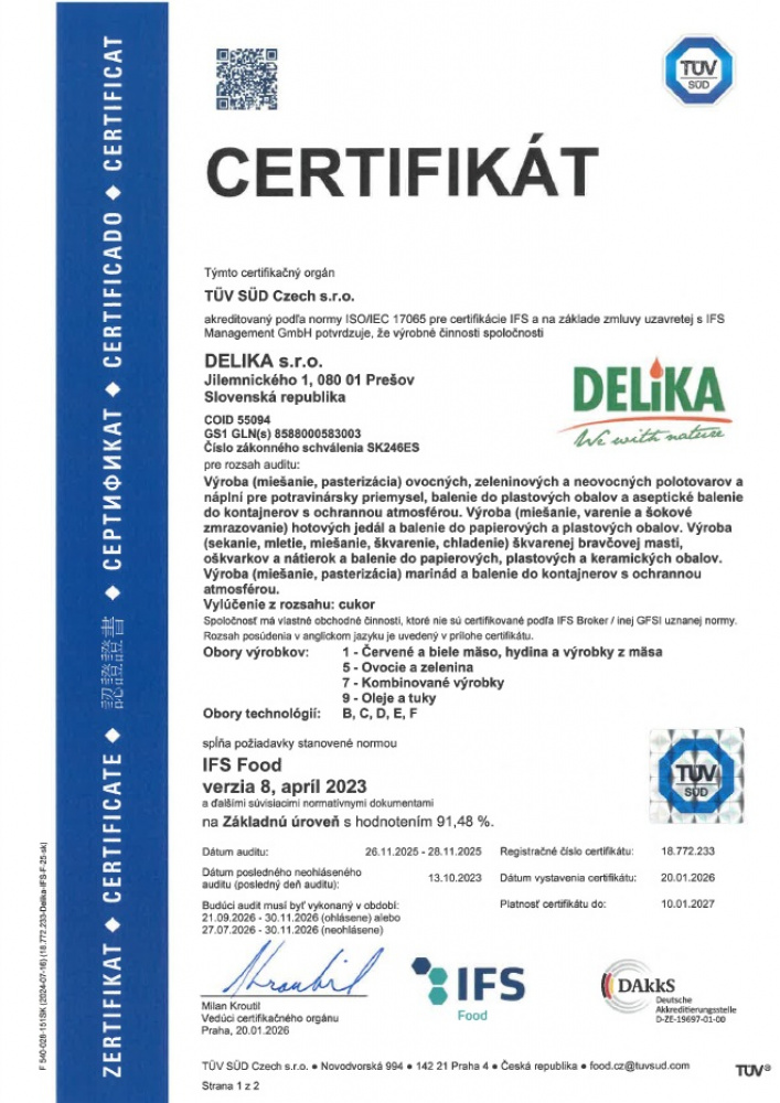 Certifikáty Certifikáty