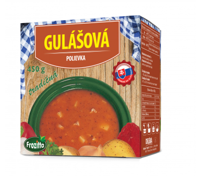 Gulášová mrazená tradičná polievka