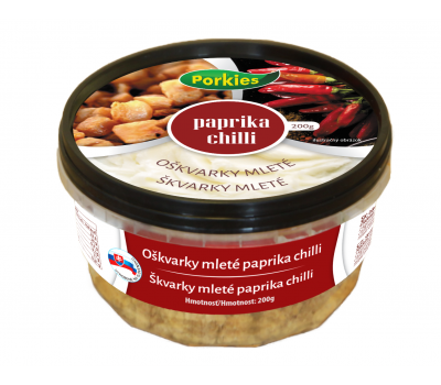 Oškvarky mleté paprika chilli 
